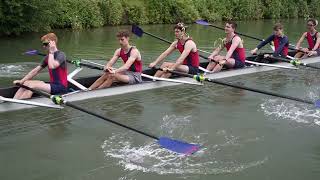 Sidney Sussex M1 Division 2 Wednesday Cambridge May Bumps 2024 slow motion [upl. by Llerrad778]