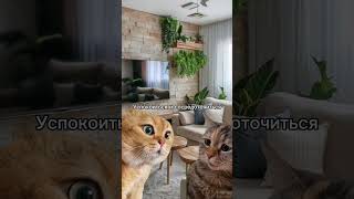 cat котик кот дуэт 🤣🤣🤣 [upl. by Rubbico656]