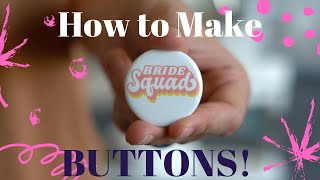 How to Make a Button Pin Using Button Press Machine [upl. by Nodnar]