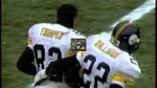 Yancey Thigpen and the Steelers gift to Green Bay Christmas Eve 1995 [upl. by Nester925]