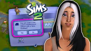 How I Create and Play Custom Sims 2 Hoods lots of lore [upl. by Gruchot]