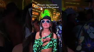 When you vibe with someone at the rave 😎 edm edmfamily ravers [upl. by Hege]