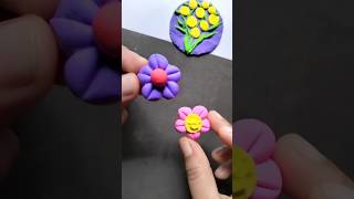 How to make clay flower clay flowerclay work Clay ArtClay Clay polymer shorts trending clay [upl. by Wager]