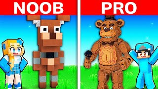 I Cheated with FNAF in Minecraft Build Battle [upl. by Nolur]