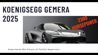 Koenigsegg Gemera Review  Incredible 2300 HP 4Seater Hybrid Megacar [upl. by Josias684]