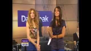 Nicola Roberts interview and beat of my drum daybreak 2011 [upl. by Galasyn141]