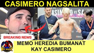 Casimero May Reaction Matapos Mag Overweight  Memo Heredia May Banat Kay Casimero [upl. by Sedecrem]