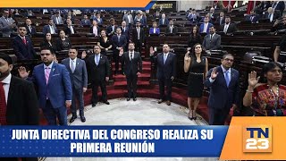 Junta Directiva del Congreso realiza su primera reunión [upl. by Donavon709]