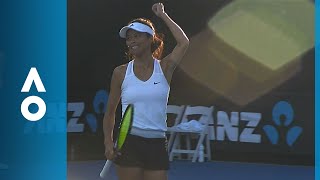 SuWei Hsieh v Lin Zhu match highlights 1R  Australian Open 2018 [upl. by Adnilemre]