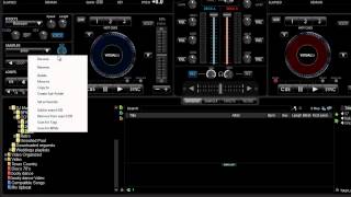 Virtual DJ 7 tricks recursing folders and adding favorites [upl. by Avuha734]