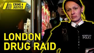 London Drug Raid Police Hit Crack Den  Brit Cops [upl. by Ennailuj]