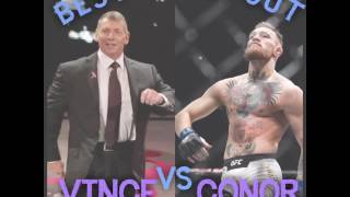 Conor mcgregor vs Vince McMahon walk out [upl. by Hafeenah]