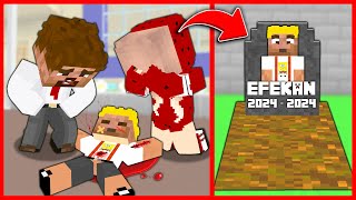 ARDANIN BEBEĞİ EFEKAN ÖLDÜ 😱  Minecraft ZENGİN FAKİR HAYATI [upl. by Ntsud]