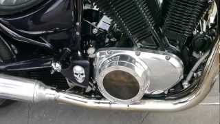 VS 1400 Intruder with motogadget motoscope  munit  mlock amp clutch cover  custom build [upl. by Curson875]