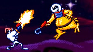 Earthworm Jim Genesis Playthrough No Death [upl. by Rehpotsirhcnhoj]