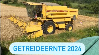 Getreideernte 2024🇷🇸New Holland Tx34ampDeutz Fahr Agrotron 165ampSame Silver 1004 GoPro4k MotorSound [upl. by Alleuqcaj]