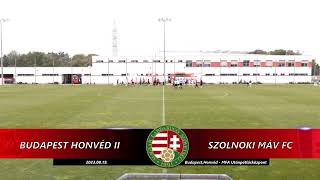 Budapest HonvĂ©d IIâ€“Szolnoki MĂV FC [upl. by Thirza]