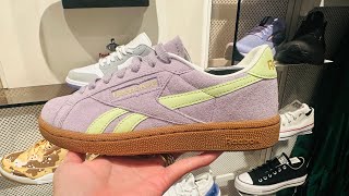 Reebok Club C Ground Sneakers Purple Green [upl. by Marcus243]