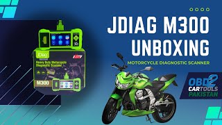 JDiag M300 Motorcycle Diagnosing Tool Unboxing  OBD2CARTOOLS PAKISTAN [upl. by Goda762]