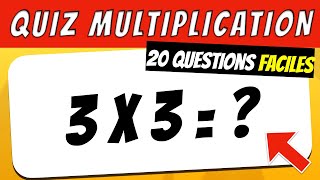 Teste tes Tables de Multiplication en TAMUSANT  🔥 20 Questions Faciles pour Devenir un Pro [upl. by Egamlat]