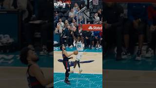 Brandon Miller DUNK vs Cade Cunningham Charlotte Hornets vs Detroit Pistons [upl. by Streeto819]