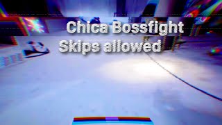 Fnaf Security Breach PS4 speedrun Chica bossfight skips allowed 105 [upl. by Marjy]