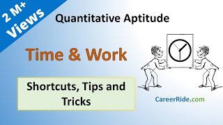 Time and Work  Shortcuts amp Tricks for Placement Tests Job Interviews amp Exams [upl. by Timothee]