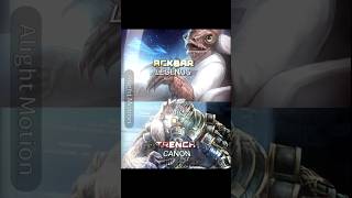 Admiral Trench vs Admiral Ackbar  Legends vs Canon [upl. by Nosnar]