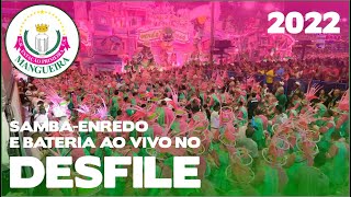 Mangueira 2022  Inicio de desfile em 4K  Samba ao vivo  DESFILES22 [upl. by Nerek]