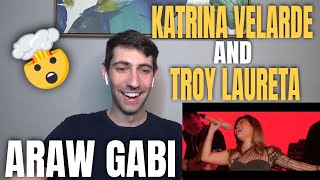 Katrina Velarde and Troy Laureta  ARAW GABI  REACTION [upl. by Tfat]