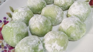 CUMA 12 SENDOK MAKAN TEPUNG KETAN BISA MEMBUAT MOCHI SEENAK INI [upl. by Ettenirt]