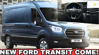 OFFICIAL 2024 Ford Transit Redesign Revealed  Come With New Tech [upl. by Liatnahs]