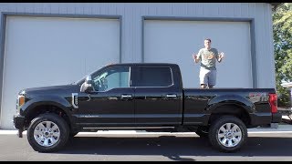 Here’s a Tour of an 80000 Ford F250 Platinum Pickup Truck [upl. by Eilram]