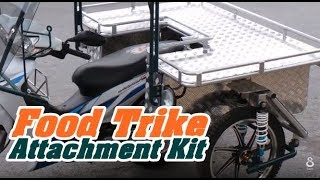 Food Trike Attachment Kit รถขายอาหาร รถสามล้อหลัง [upl. by Assylla]