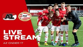 🏹 𝗢𝗽 𝗷𝗮𝗰𝗵𝘁 𝗻𝗮𝗮𝗿 𝗱𝗲 𝘄𝗶𝗻𝘁𝗲𝗿𝘁𝗶𝘁𝗲𝗹  Livestream AZ  PSV  Onder 17 [upl. by Nniw]