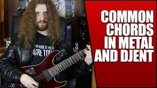 4 Common Chords in Metal and Djent [upl. by Ahsaeyt]