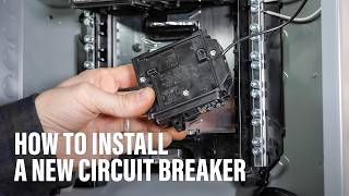 How to Install a New Circuit Breaker [upl. by Richmal]