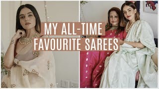 My ALL TIME Favourite Sarees  Komal Pandey [upl. by Dranoel]