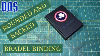 A Rounded and Backed Bradel Binding Part 1  Adventures in Bookbinding [upl. by Oflunra]