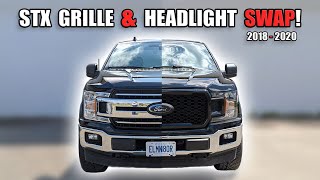 How to Replace the Grille amp Headlights on a 20182020 Ford F150 [upl. by Osicnarf]