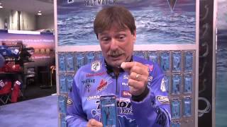 New Trokar TK130 Flippin Hooks with Shaw Grigsby  ICAST 2013 [upl. by Ayifa]