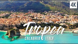 The Very Best of TROPEA Calabria Italy  Spiaggia della Rotonda Aerial 4k drone footage [upl. by Ihdin]