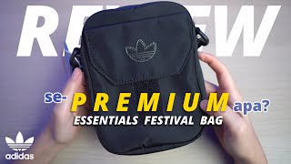 Review  Adidas Originals Premium Essentials Festival Bag IB9349 [upl. by Serilda690]