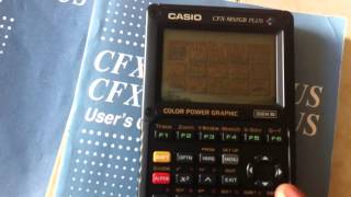 CALCULADORA CASIO CFX9850GB PLUS COLOR NEGRO [upl. by Alpert]