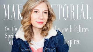 Youthful Spring Makeup Tutorial  Gwyneth Paltrow  Glossy Philosophy  springmakeup makeuptips [upl. by Ainoloppa]