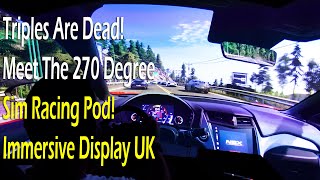 Meet The 270 Degree Sim Racing Pod From Immersive Display UK [upl. by Reahard573]