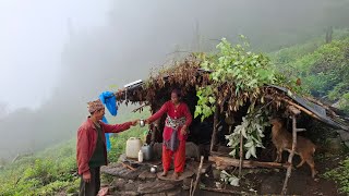 Best Nepali Mountain Village Life  Rainy Day  Very Peaceful and Relaxing Village Life  Real Life [upl. by Ricca]