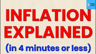 Inflation Explained Everything You Need to Know in Under 4 Minutes  Think Econ [upl. by Howlyn]