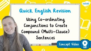 How Do You Use Coordinating Conjunctions to Create Sentences  KS2 English Concept for Kids [upl. by Ahseyi]