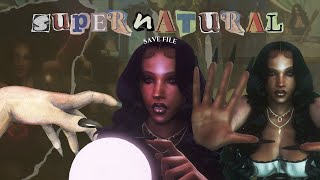 make a Supernatural Sims 4 save file with me [upl. by Gintz]